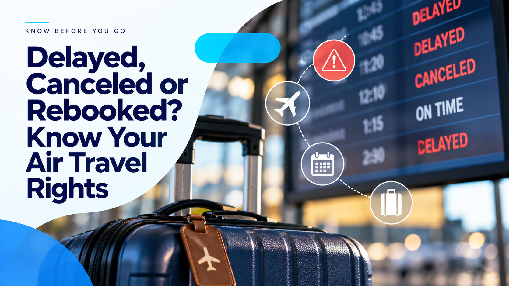Delayed, Canceled or Rebooked? Know Your Air Travel Rights